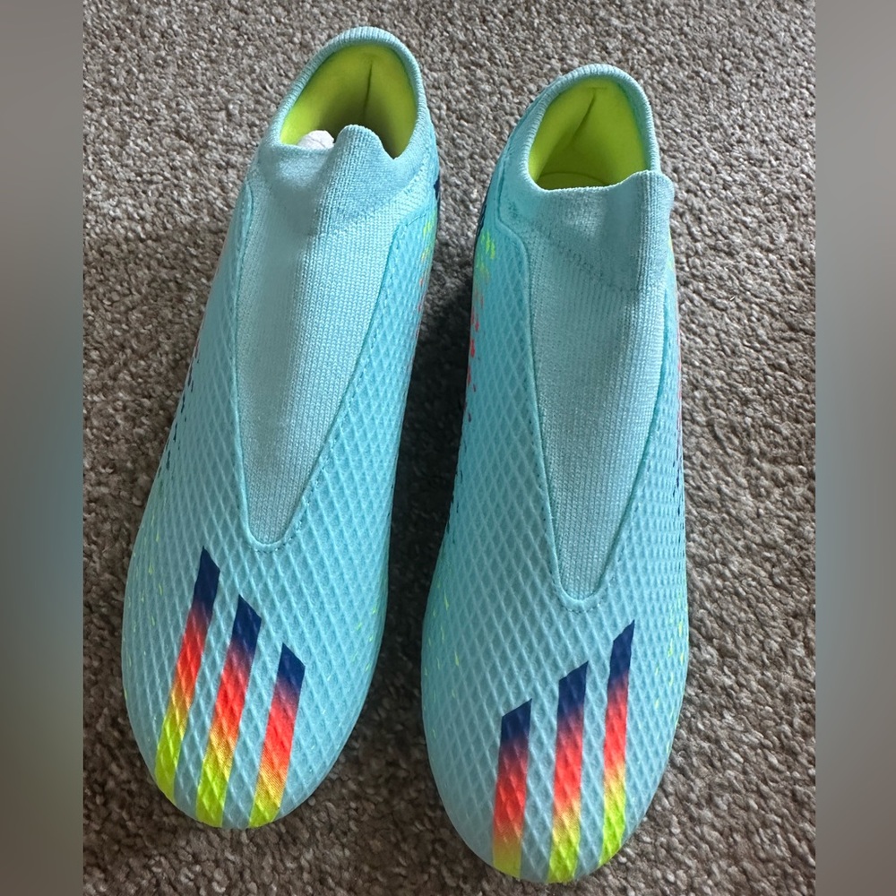 adidas x speedportal.3 ll FG blue size men’s 6.5, girls size 8 BRAND NEW